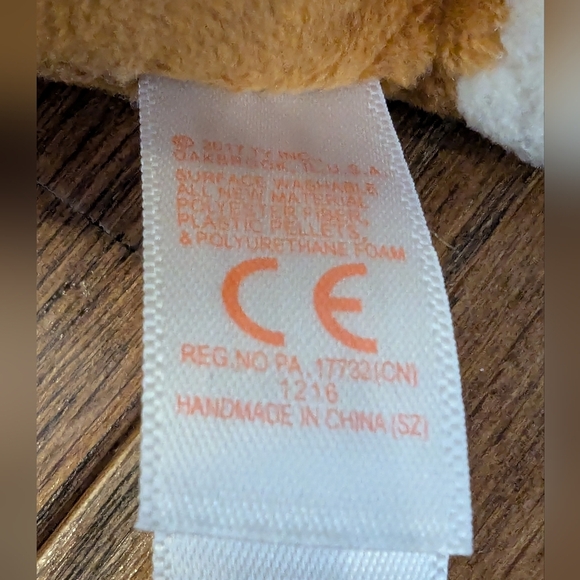 Paw Patrol Rubble Plush Dog From Ty and Rubble Dog Ornament - Picture 7 of 8